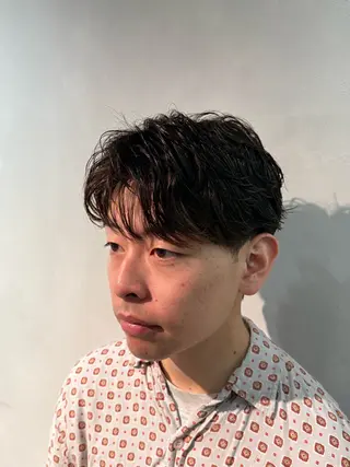 メンズ カラー/パ ーマ/松野和志のヘアスタイル