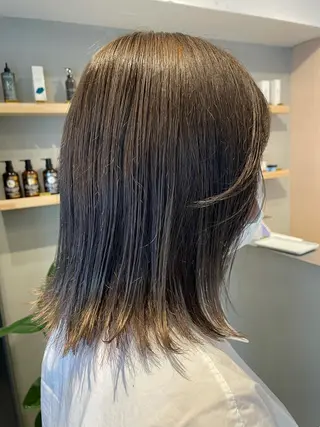 ミディアム カラー SALOWIN下北沢所属・hazuki 🌝のヘアスタイル