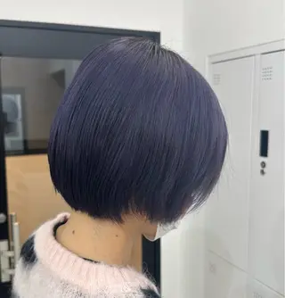 ショート 💎艶々ハイトーン MOE💍🤍のヘアスタイル