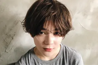 ショート カラー パーマ enne hair&organic所属・🌟髪質改善メテオ カラーenne🫧のヘアスタイル