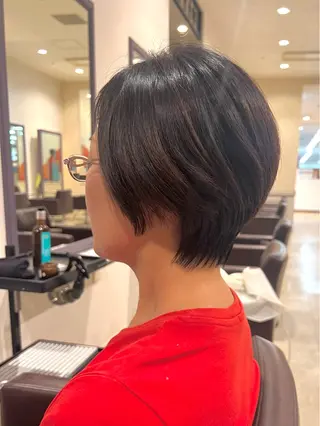ショート シャンプーボーイセントラル所属・ミウラフウキ 髪質改善のヘアスタイル