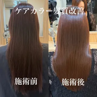 ロング attrait南堀江所属・KAISEI髪質改善 /縮毛矯正のヘアスタイル