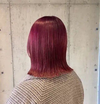 セミロング 透明感/血色カラー/ 似合せレイヤー/ゆいのヘアスタイル