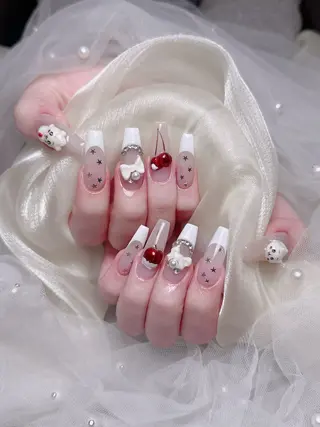 ネイル 🎀も ものネイルデザイン