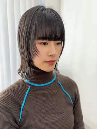 ショート カラー パーマ 横浜Bob美容師🤎 ERINAのヘアスタイル