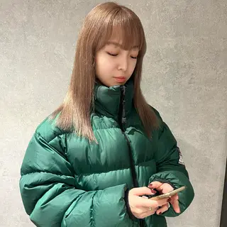 セミロング AI TOKYO　S所属・mizuki 【韓国レイヤー】のヘアスタイル