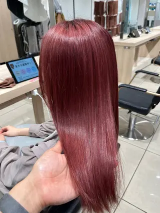 ロング カラー ハイトーン/ブリーチ 山崎　悠次のヘアスタイル