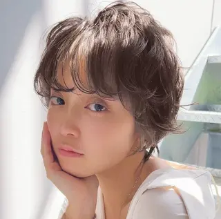 ショート パーマ 巻ける縮毛矯正/ボブ 小顔カット大和田拓夢のヘアスタイル