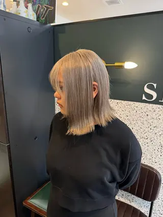 ミディアム ハッシュカット🎀 MIYU💖のヘアスタイル