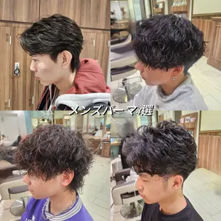 メンズ パーマ パーマ/縮毛矯正/ 韓国ヘア/副店長和田のヘアスタイル