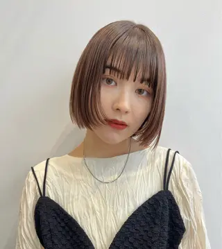 セミロング 🫧レイヤー/暖色 /ベージュMAI🫧のヘアスタイル