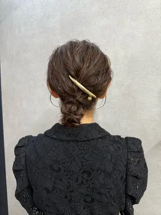 ミディアム まとまるボブ🌼 アレンジ🌼鴨下穂香のヘアスタイル