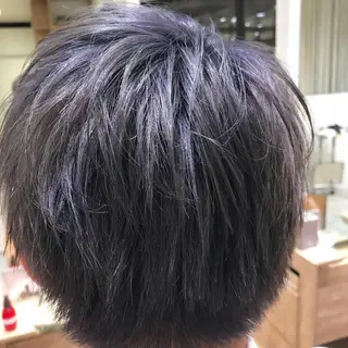 カラー メンズ 赤本悠斗波巻きパーマ メンズパーマのヘアスタイル