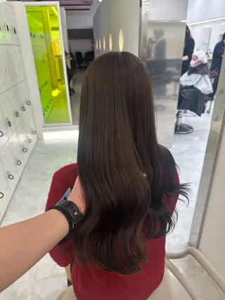 カラー 透ける透明感カラー 🎀anju/渋谷のヘアスタイル