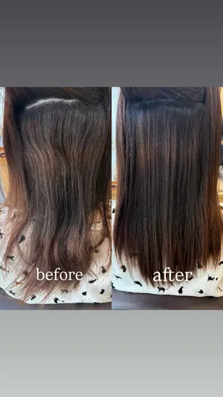 セミロング 佐藤 遥菜のヘアスタイル