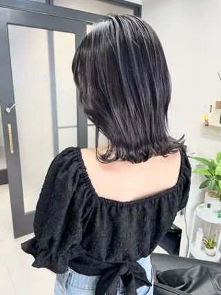 ミディアム カラー 髪質改善will hairdesignのヘアスタイル