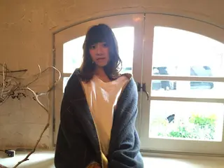 ミディアム セミロング ロング カラー パーマ 鎌田 祥江のヘアスタイル