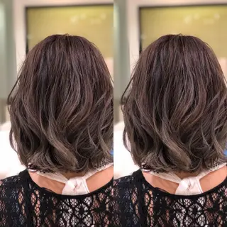 ミディアム Y Uのヘアスタイル