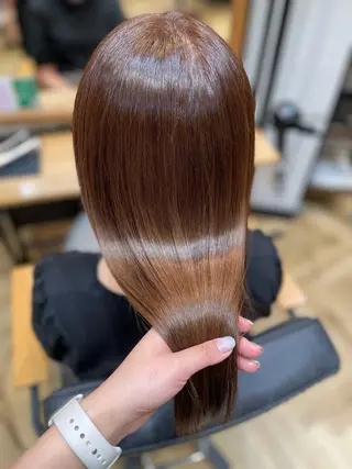 カラー 望恵🌸 韓国🇰🇷スタイルのヘアスタイル