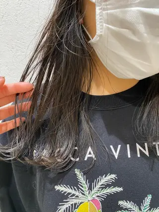 セミロング カラー ヘアアレンジ パーマ指名No1 /namiのヘアスタイル