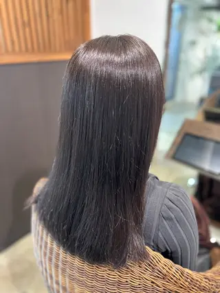 ロング カラー 中台 まゆのヘアスタイル