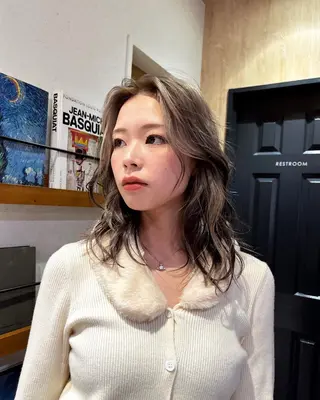 ミディアム カラー 産休中です 艶カラー♡オカのヘアスタイル