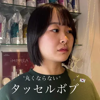 ショート レイヤー/顔周り/ 韓国ヘア🤍フウカのヘアスタイル