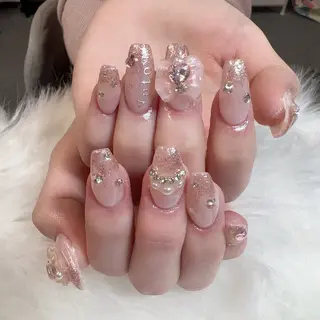 ネイル 🎀nana🫧 ワンホンネイル🎀のネイルデザイン