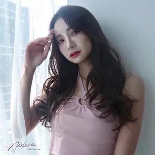 ロング カラー Ardore 韓国風カラー大阪のヘアスタイル