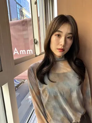 ロング パーマ ace share salon所属・韓国風パーマ/ 菅沼 成郷のヘアスタイル