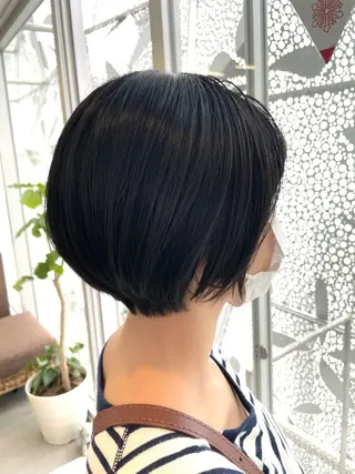 ショート カラー 笠原 健人のヘアスタイル