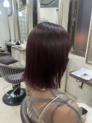 ミディアム 兒玉/透明感カラー 髪質改善のヘアスタイル