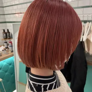 カラー 透明感ブリーチ ハイトーンウエダのヘアスタイル