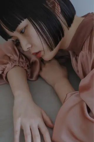 ショート いつくし所属・ボブ/グラボブ/ カラー　越智葵葉🍃のヘアスタイル