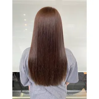 ミディアム カラー パーマ オーガニックカラー/ 髪質改善/暗髪/ボブのその他イメージ