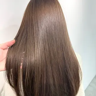 ロング カラー ヘアアレンジ ブリーチなしカラー /新百合ヶ丘/安形翔のヘアスタイル