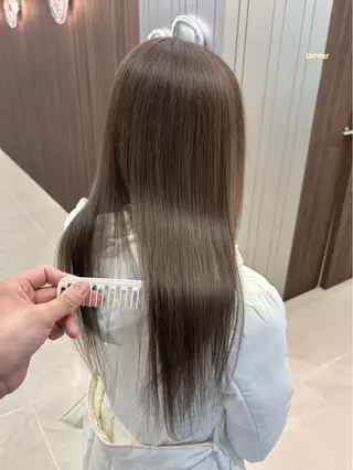 ロング PULSE yokohama所属・横浜駅/韓国レイヤー カット/髪質改善のヘアスタイル