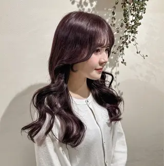 ロング カラー 暖色カラー/ネイル ナナコ💌のヘアスタイル