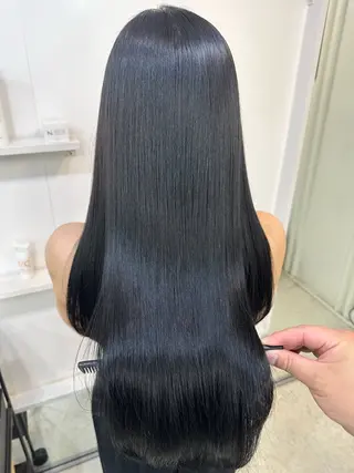 ロング 髪質改善/レイヤー ストウシンゴのヘアスタイル