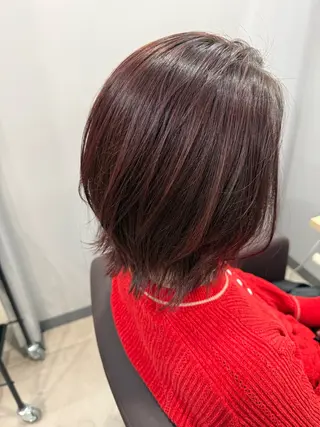 ミディアム カラー 似合わせカット得意 仁井亮のヘアスタイル