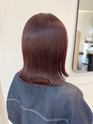 ショート カラー ボブウルフ／ボブ Satsuki【名駅のヘアスタイル