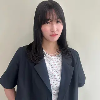 ミディアム カラー hana/艶髪 /透明感カラー🪞のヘアスタイル