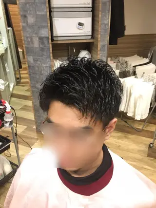 パーマ ゼロスバーバーショップ所属・予約1000件超 ✨メンズパーマのヘアスタイル