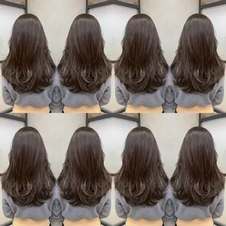 ロング カラー tocca 💜石田愛結💜のヘアスタイル