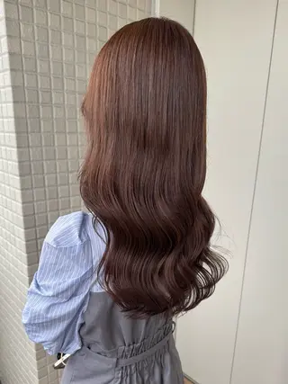 ロング カラー 縮毛矯正/艶髪カラー /パーマ/ひふみ🌱のヘアスタイル