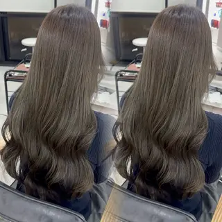 ロング カラー 赤み無し柔らかカラー 【梅田】madokaのヘアスタイル