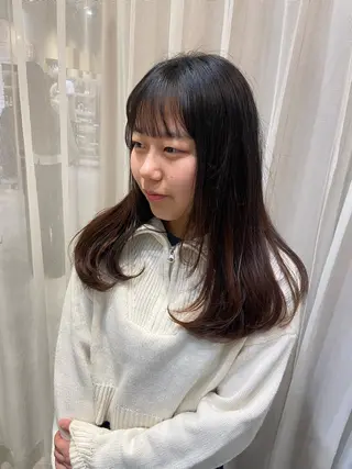 セミロング 杉江花琳/ メンズヘア/韓国ヘアのヘアスタイル