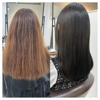 ミディアム カラー 村山 茉衣のヘアスタイル