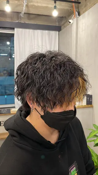 パーマ メンズ ALLEN hair 京橋店のヘアスタイル