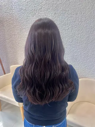 ロング 透明感ワンカラー🎀 レイヤー/AOのヘアスタイル
